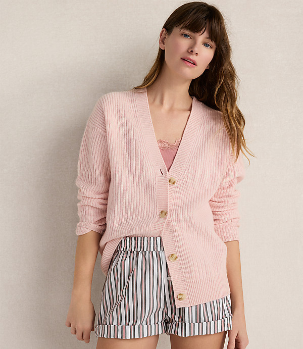 Haven Well Within Cashmere Shaker Stitch Cardigan