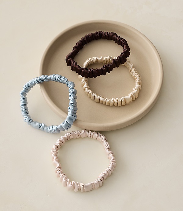 Haven Well Within Washable Silk Hair Ties - Pinstripe