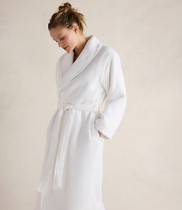 Haven Well Within Cotton Gauze Plush Robe