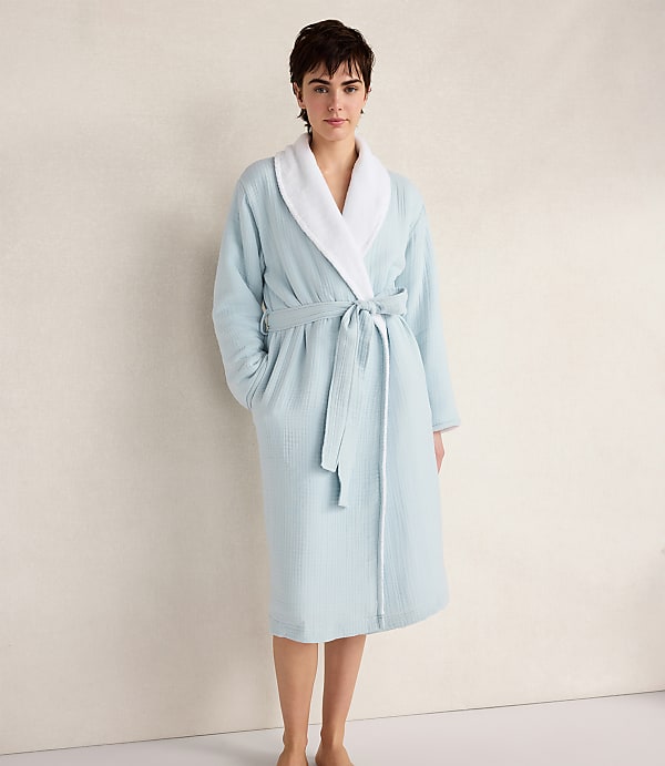 Haven Well Within Cotton Gauze Plush Robe