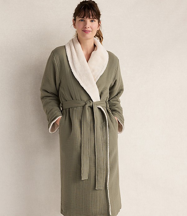 Haven Well Within Cotton Gauze Plush Robe
