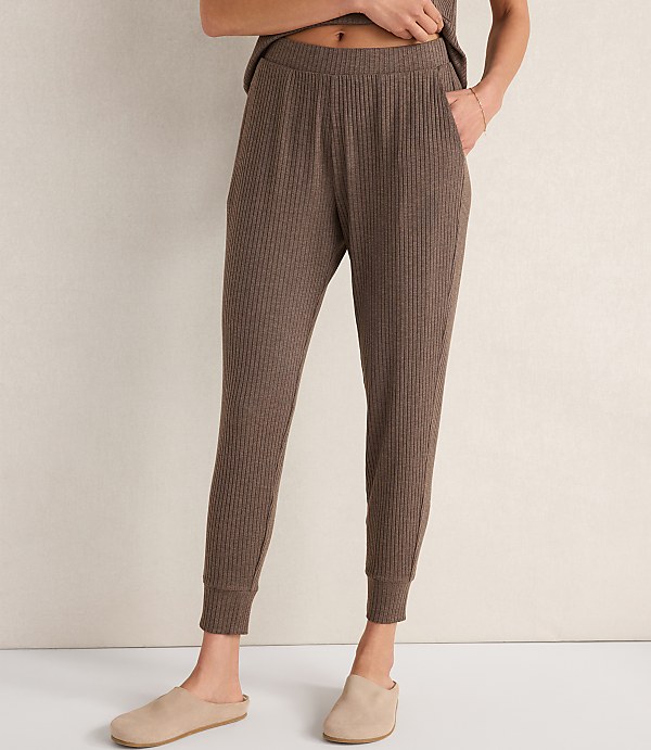 Haven Well Within Drapey Rib Knit Joggers