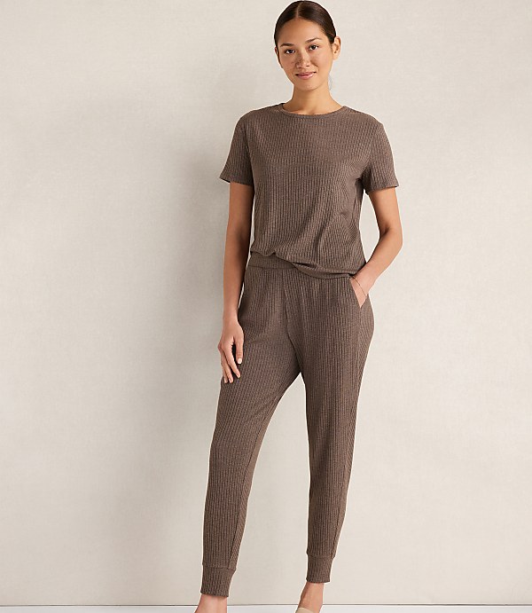 Haven Well Within Drapey Rib Knit Joggers