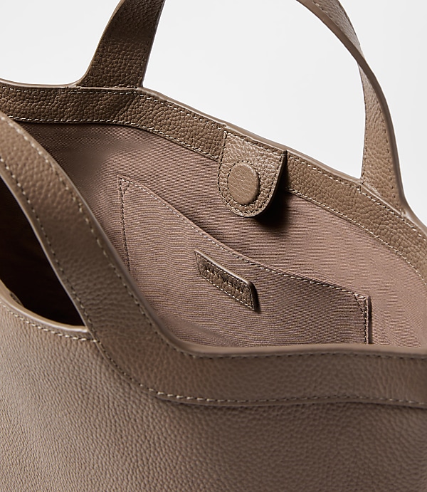 LOFT Versa East West Leather Tote Bag
