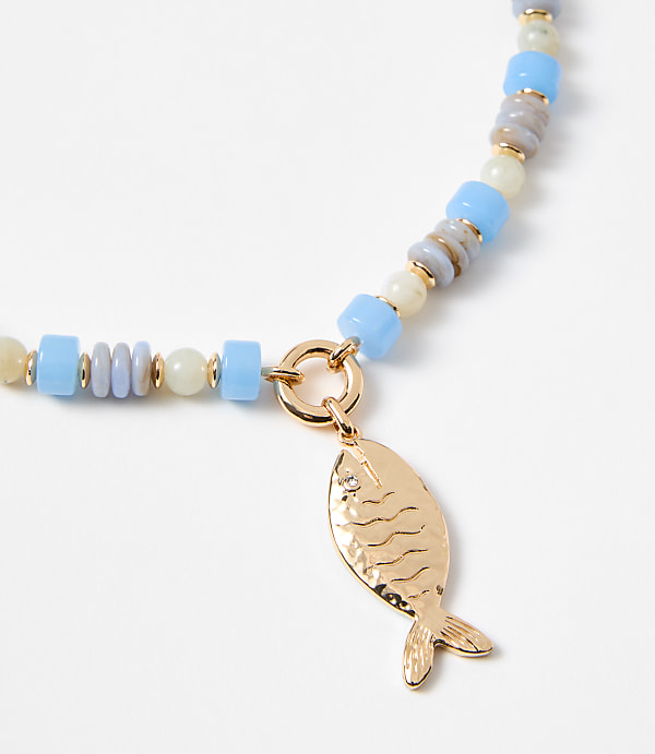 Fish Beaded Necklace
