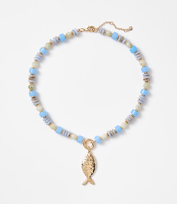 Fish Beaded Necklace