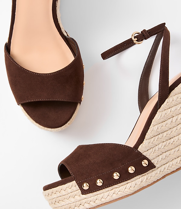 Ankle Strap Wedge Espadrille Sandals