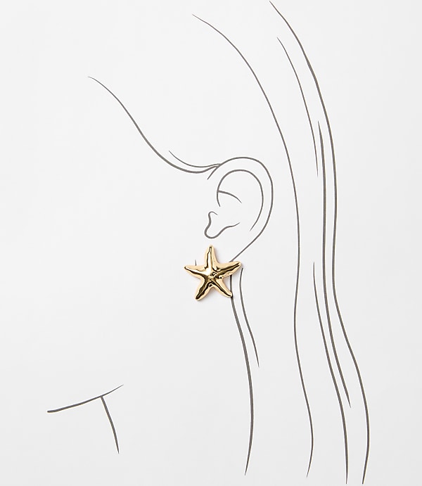 Starfish Stud Earrings