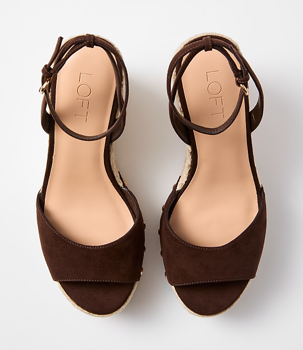 Ankle Strap Wedge Espadrille Sandals