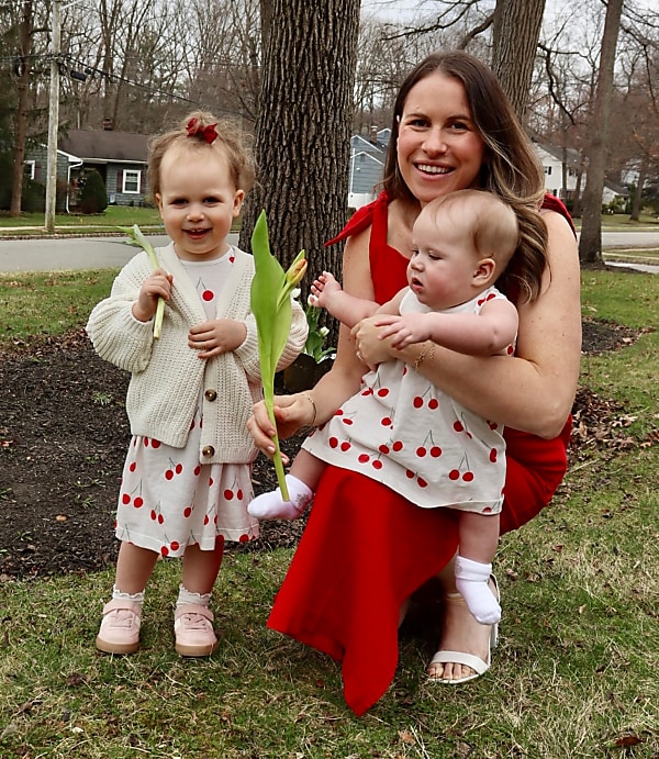LOFT x Mon Coeur Linen Cherry Dress