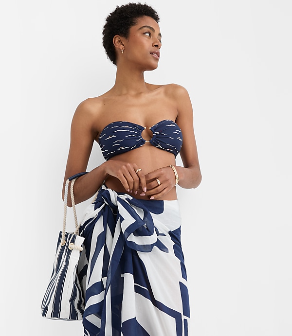LOFT Beach Open Ring Bikini Top