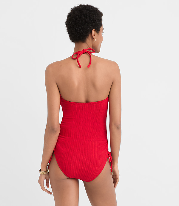 LOFT Beach Crinkle One Piece Swimsuit