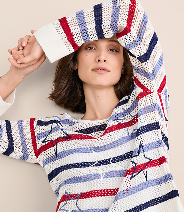 Petite Lou & Grey Stars & Stripes Sweater
