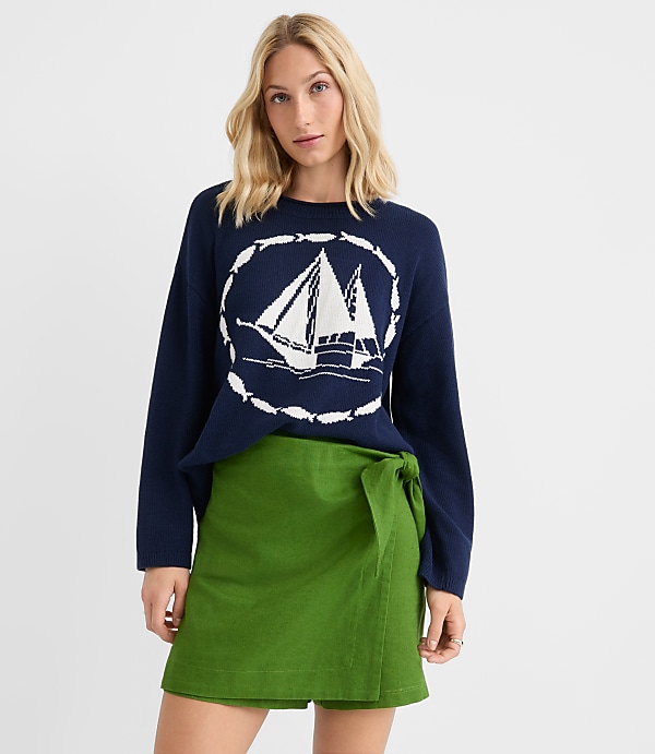 Petite Sailboat Sweater