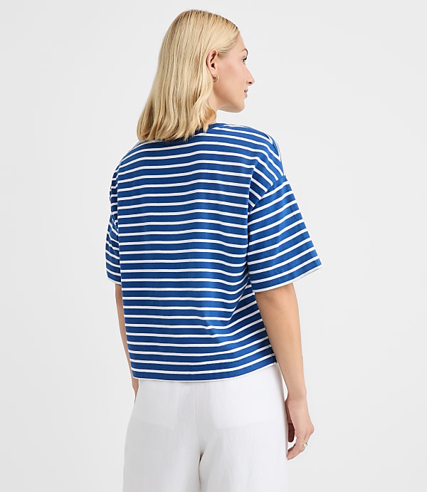 Striped Jersey Modern Tee