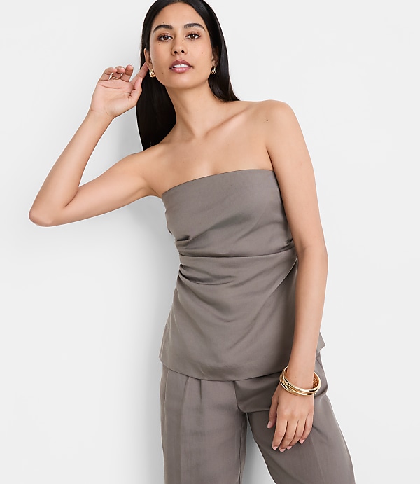 LOFT Versa Luxe Lyocell Linen Bustier