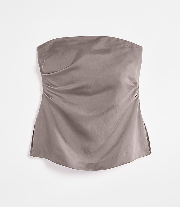 Petite LOFT Versa Luxe Lyocell Linen Bustier