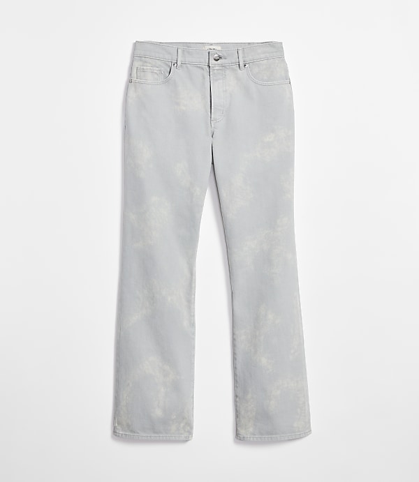 Rivete Petite Curvy Mid Rise Relaxed Straight Jeans in Smokey Wash