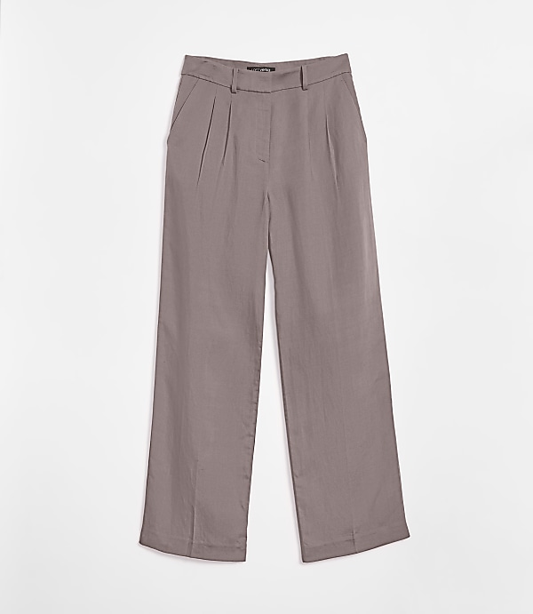 LOFT Versa Luxe Lyocell Linen Straight Pants
