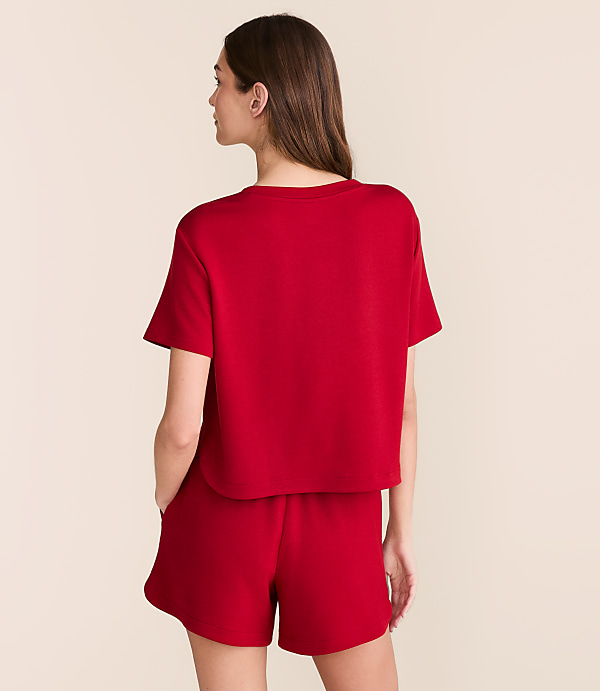 Lou & Grey Lightweight Scubasoft Rounded Hem Tee