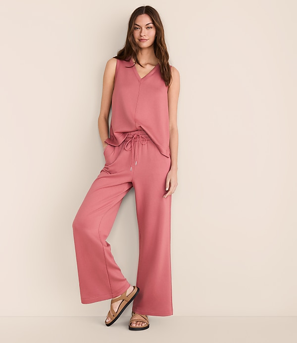 Lou & Grey Scubasoft Wide Leg Sweatpants