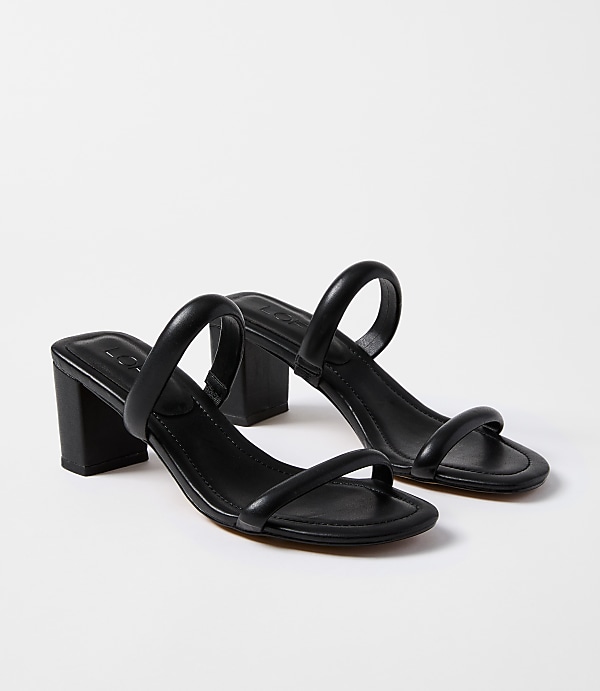 Padded Strappy Mule Sandals