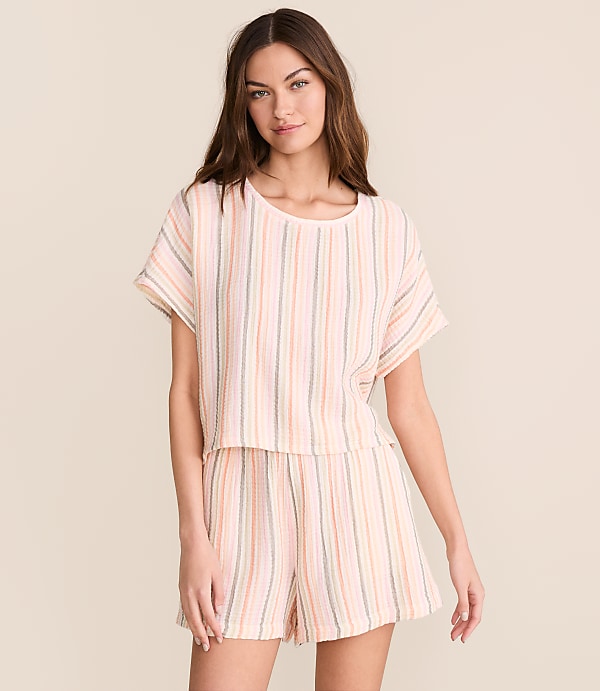 Lou & Grey Striped Triple Cloth Dolman Tee