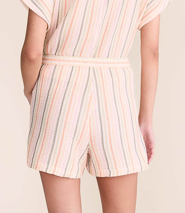 Lou & Grey Striped Triple Cloth Shorts