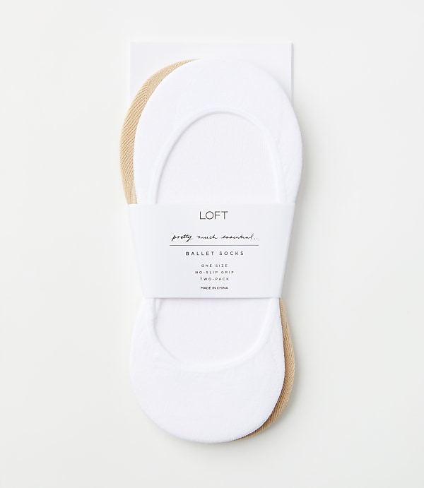 Ballet Flat No Show Sock Set