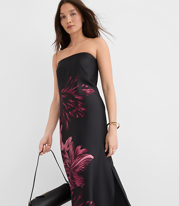 Petite Lily Strapless Maxi Dress