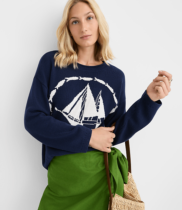 Petite Sailboat Sweater