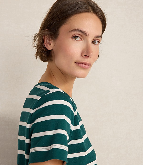 Haven Well Within Organic Cotton Interlock Striped T-Shirt Dress