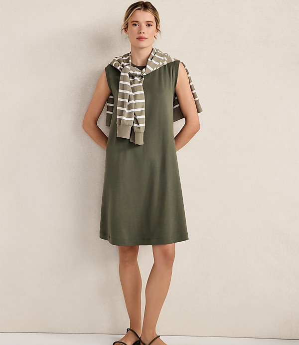 Haven Well Within Organic Cotton Interlock Trapeze Dress