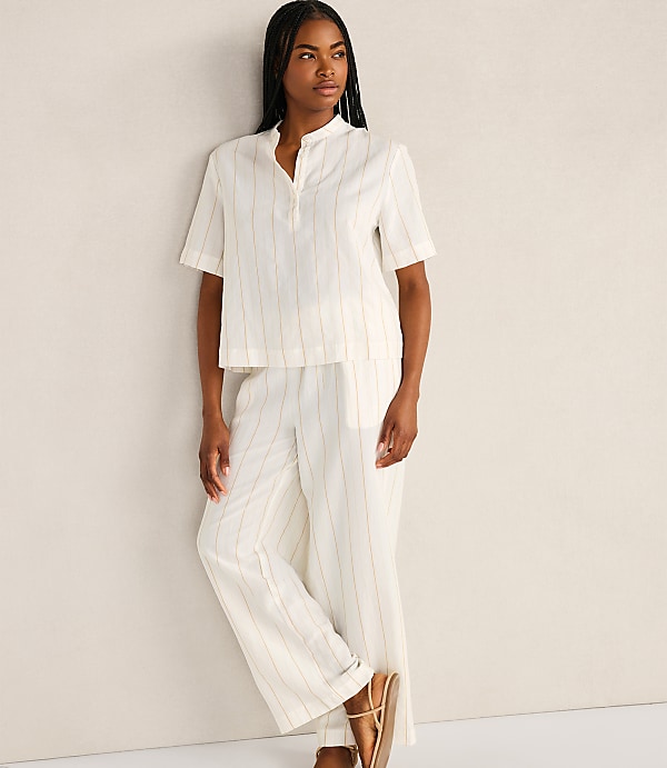 Haven Well Within Silky Linen Blend Top