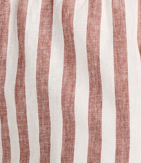 Haven Well Within Organic Cotton Linen Striped Wide Leg Pants