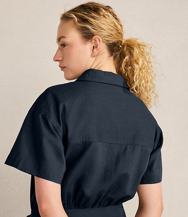 Haven Well Within Organic Cotton Linen Wrap Dress
