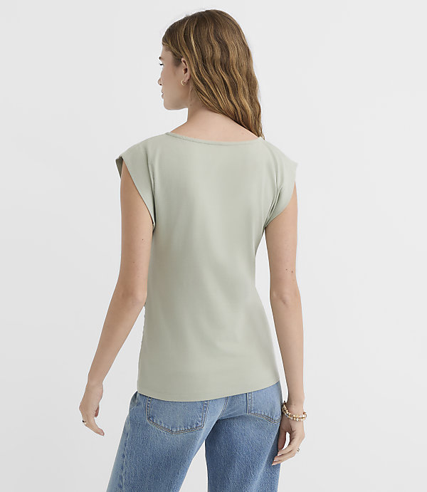 Petite Ruched Front Top