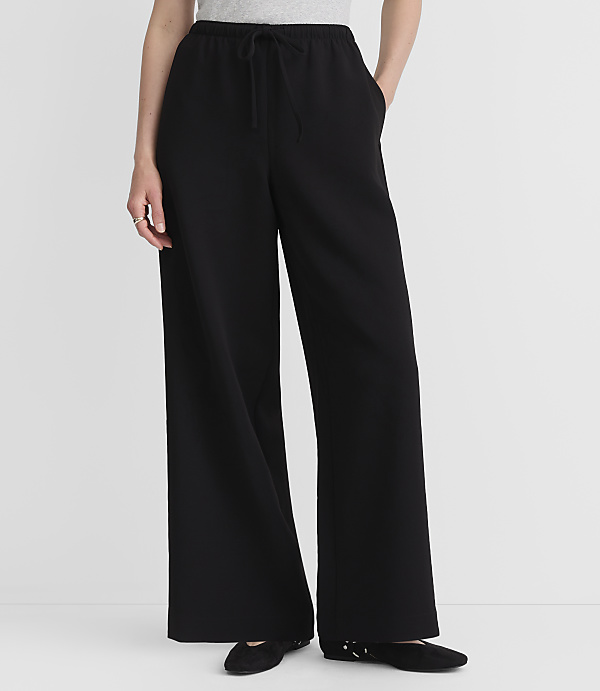 Petite Sawyer Pull On Pants in Crepe