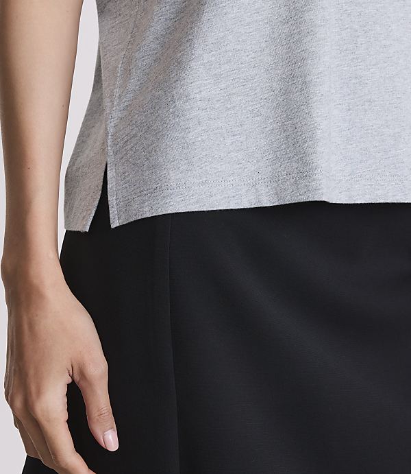 Petite LOFT Versa Relaxed Jersey Crew Tee