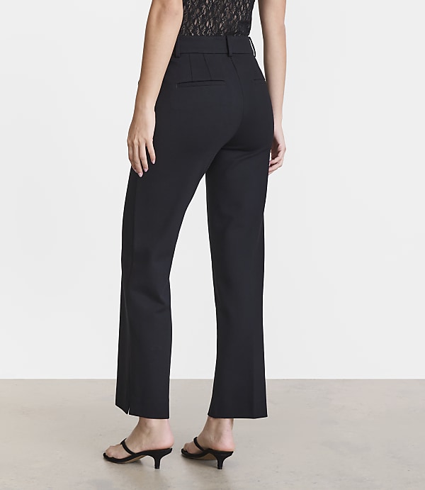 Petite LOFT Versa Ponte Deluxe Slim Straight Pants