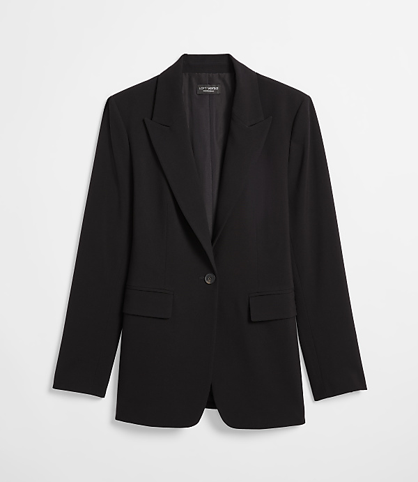Petite LOFT Versa Seasonless Stretch Nipped Waist Blazer
