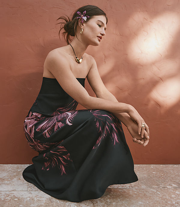 Lily Strapless Maxi Dress
