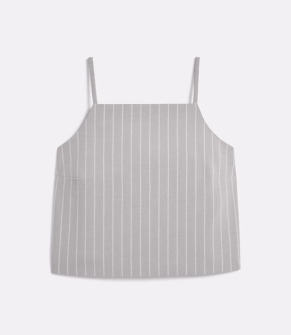 Petite LOFT Versa Seasonless Stretch Square Neck Top in Stripe