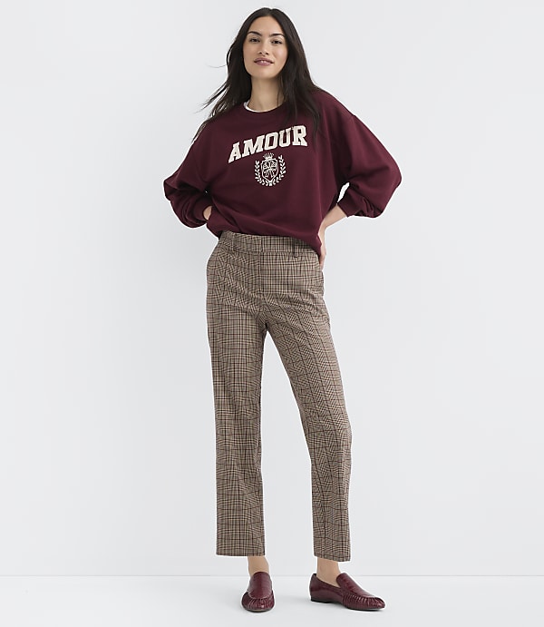 Tall Riviera Slim Pants in Plaid