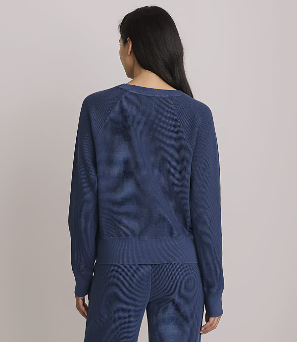 Petite Lou & Grey Garment Dyed Waffle Top