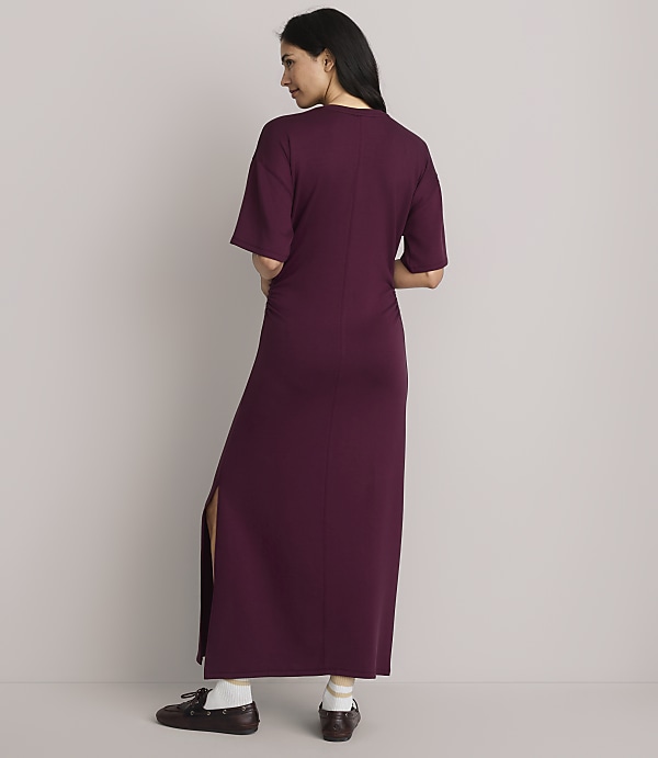Petite Lou & Grey Scubasoft Side Pleated Maxi Dress