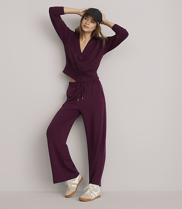 Petite Lou & Grey Scubasoft Wide Leg Sweatpants