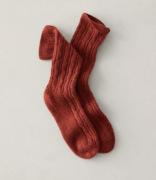Haven Well Within Cashmere Classic Cable Socks