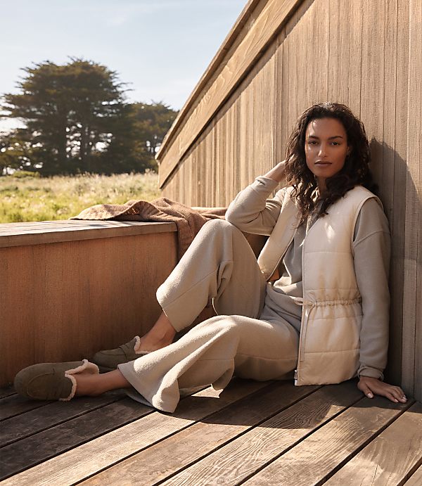 Haven Well Within Suede and Sherpa Moccasin Clogs