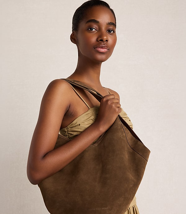 Haven Well Within Suede Slouchy V Tote
